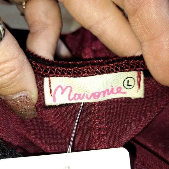 Anthropologie Maronie Dress Velvet gorgeous NWT - Picture 7 of 12